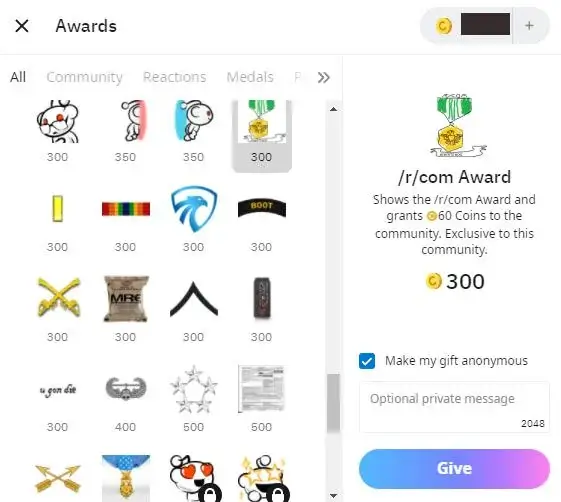Reddit Awards: A Comprehensive Guide 7 customawad