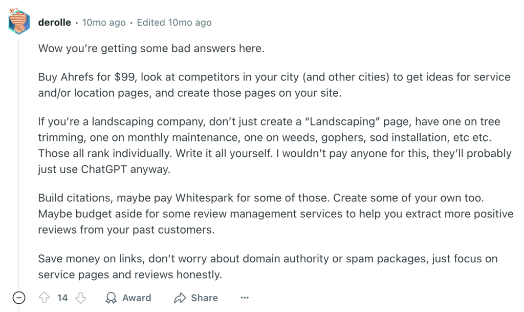Analyze Subreddits Tutorial: Tools, Metrics, and Workflow 6 bigseo comment