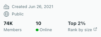 subreddit stats