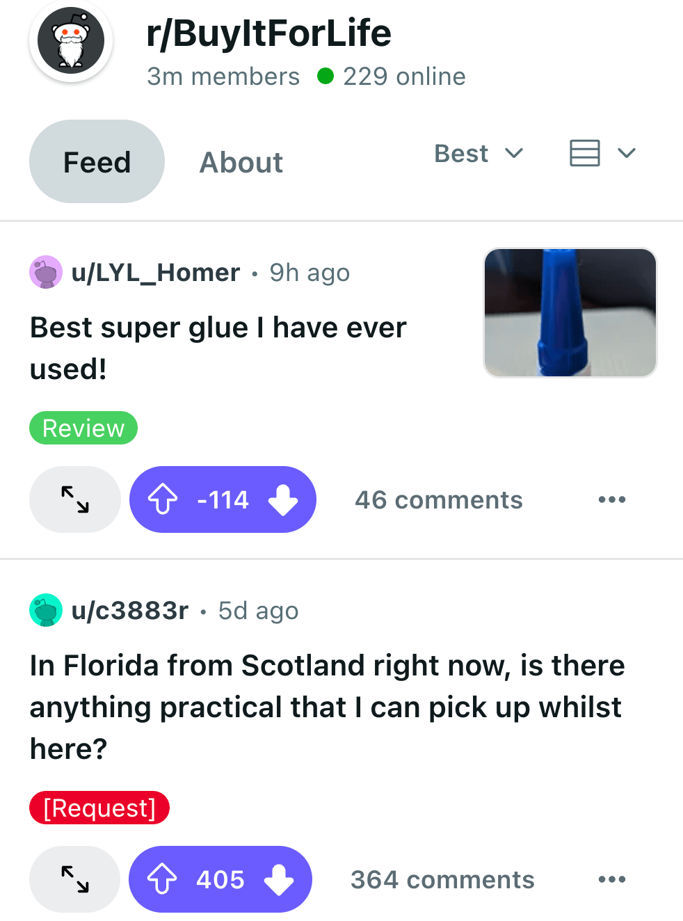 downvote anything on Reddit