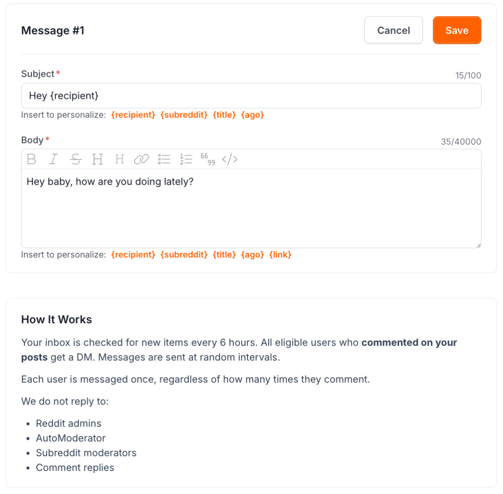 Schedule Reddit Posts (and Upvotes) Like a Pro 7 setup autoresponder